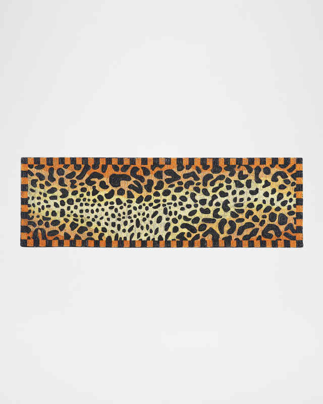 Cheetah Indoor/Outdoor Rug, 2'6" x 8'